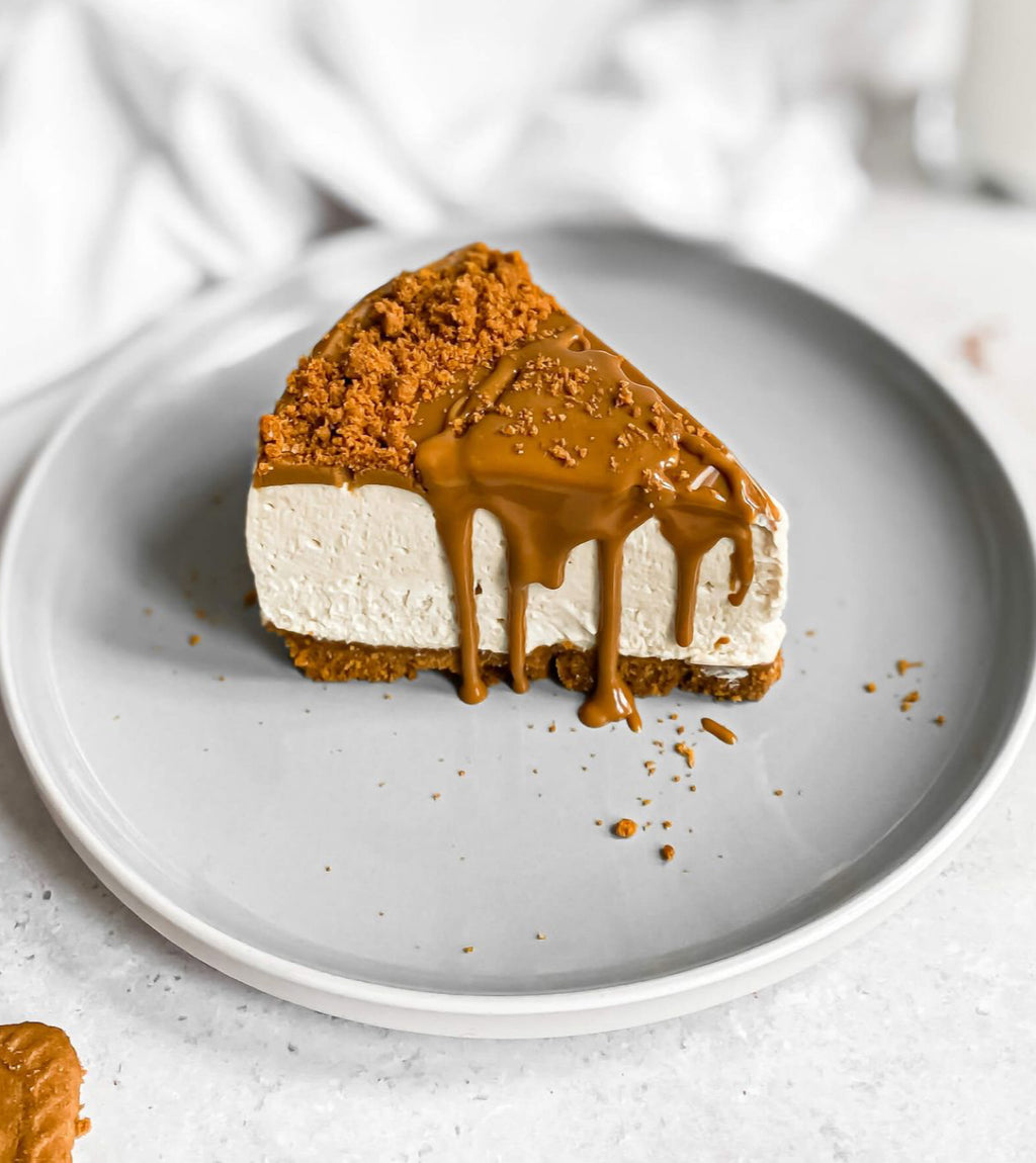 Lotus Biscoff Cheesecake slice